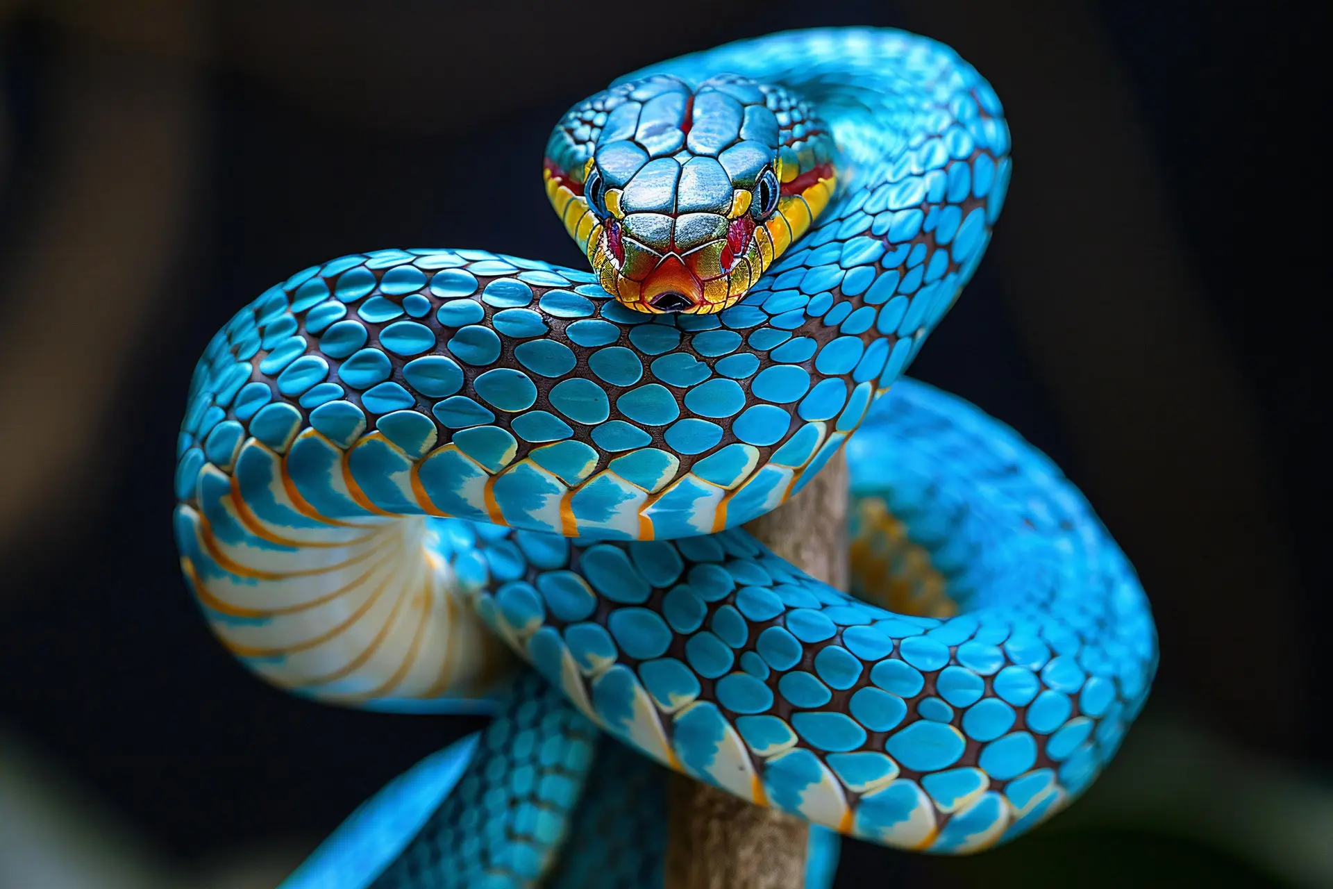 Cobras bleus en Inde