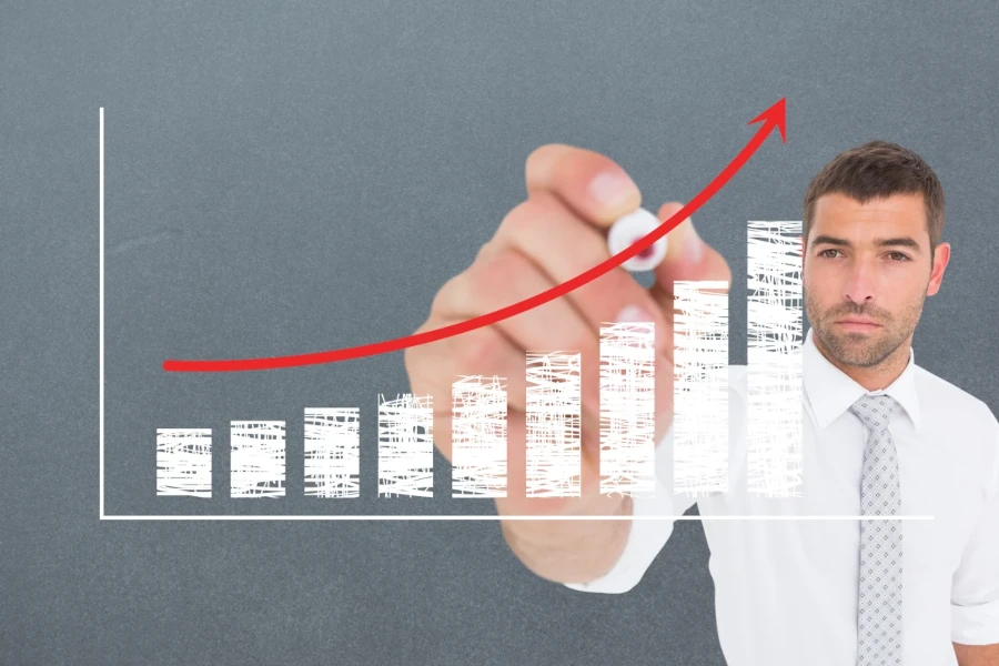 Graphique illustrant la croissance de Publicis, propulsée par sa stratégie marketing basée sur l'IA.